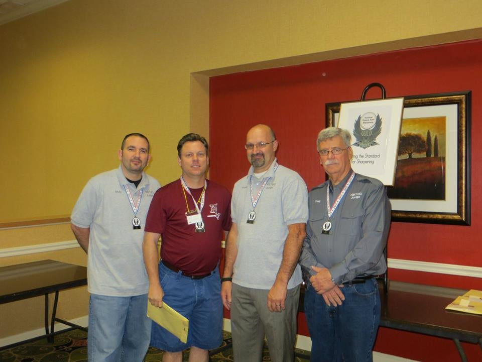 D.K. Places at the  National Beauty and Tool Sharpening Guild