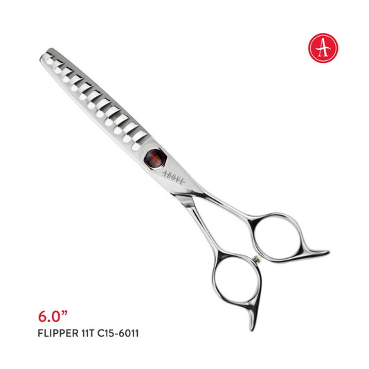 Above Flipper 11 TT Texturizing Shears