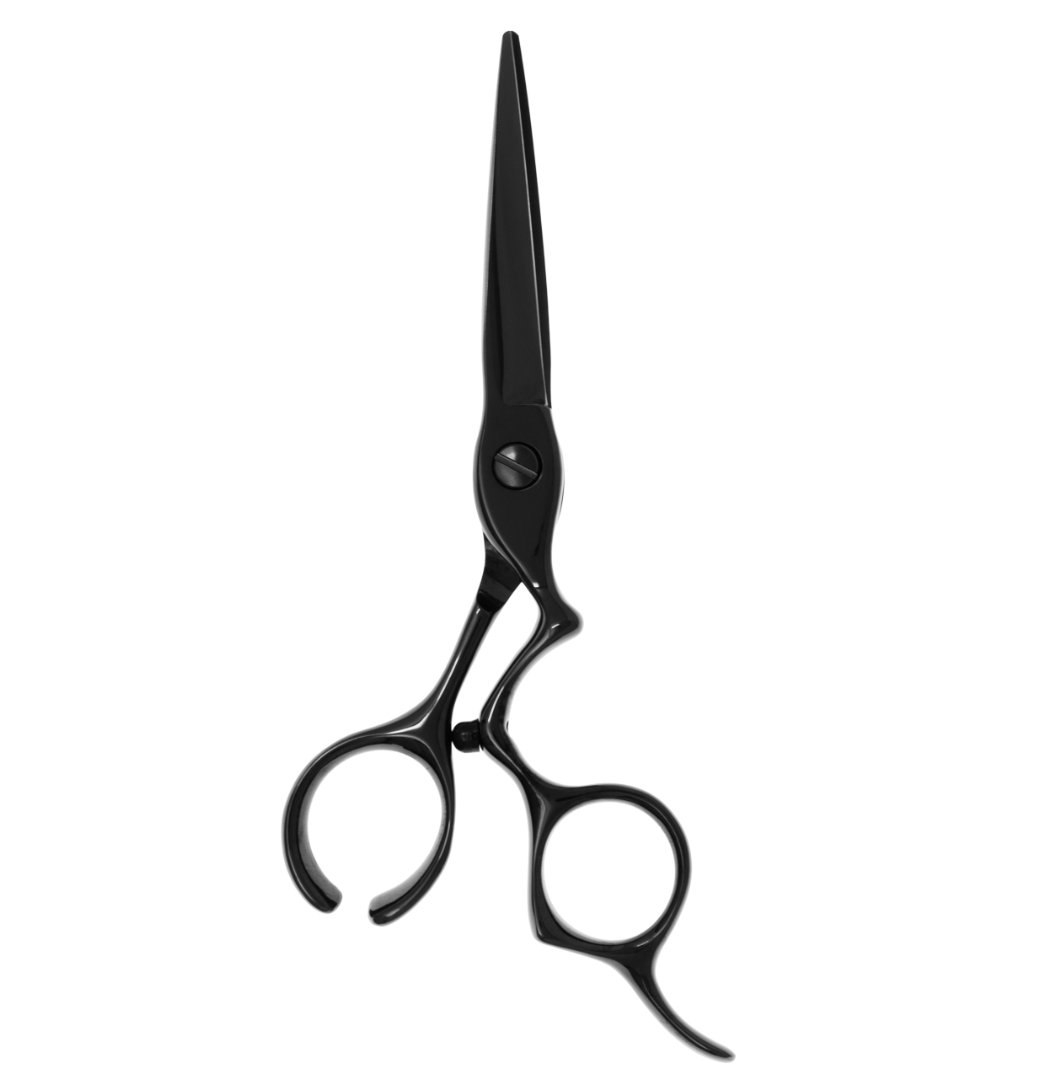 Premium VG-10 Black Dropfinger Hair Cutting Scissor